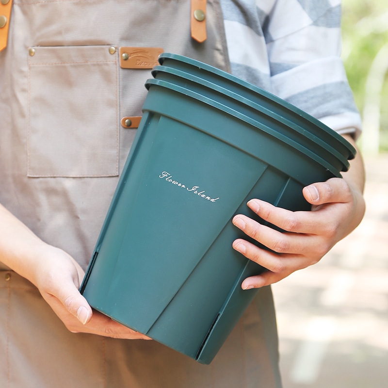 特大耐用青山盆加仑盆月季多肉控根不烂根加厚塑料花盆家用户外