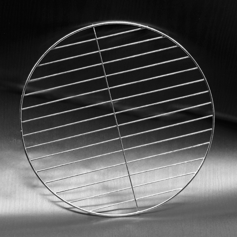 加厚不锈钢篦子压肉篦子熟食卤肉熏肉汤桶防糊圆形烧烤网食品级