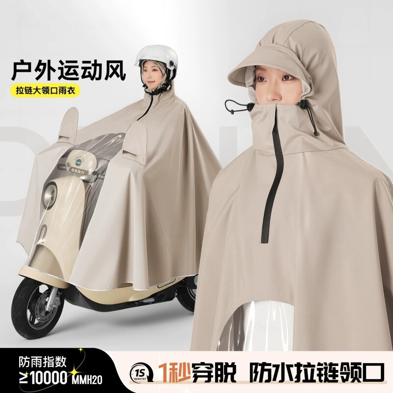 电动车雨衣2026新款雨披男女款专用长款全身防暴雨加大电瓶车双人图片