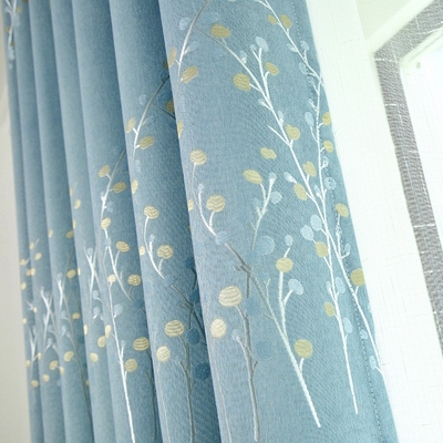 窗帘特价2026新款全卧室遮光北欧简约田园小清新隔热防晒租房挡光