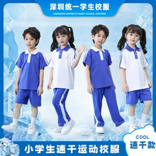 深圳校服小学生专卖店速干夏款夏季春秋款短裤运动服短袖薄款长裤