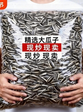 内蒙古原味炒熟葵花籽大颗粒瓜子5斤批发零食葵花子散装新货年货