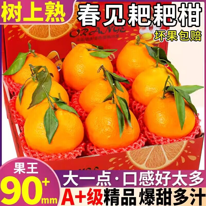 四川春见耙耙柑爆甜新鲜孕妇水果整箱现摘粑粑柑丑八怪丑柑橘包邮