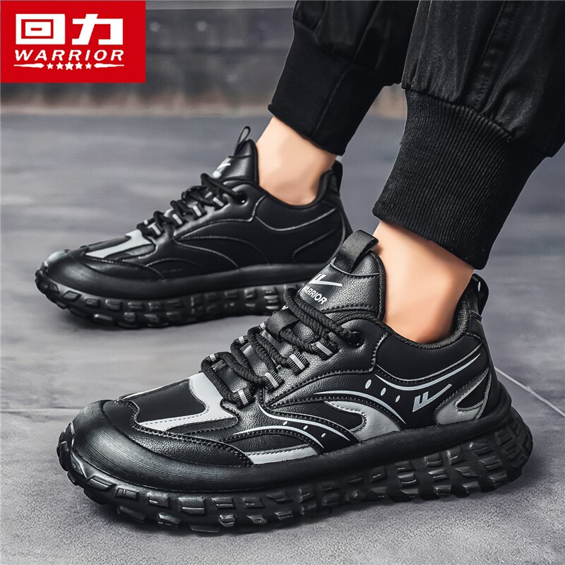 回力男鞋春季潮牌百搭休闲运动青少年跑步轮胎底增高港风老爹潮鞋