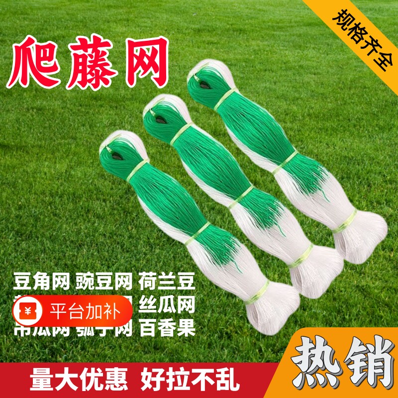 豇豆吊瓜丝瓜豆角黄瓜爬藤网苦瓜百香果专用网植物种植网攀爬农用