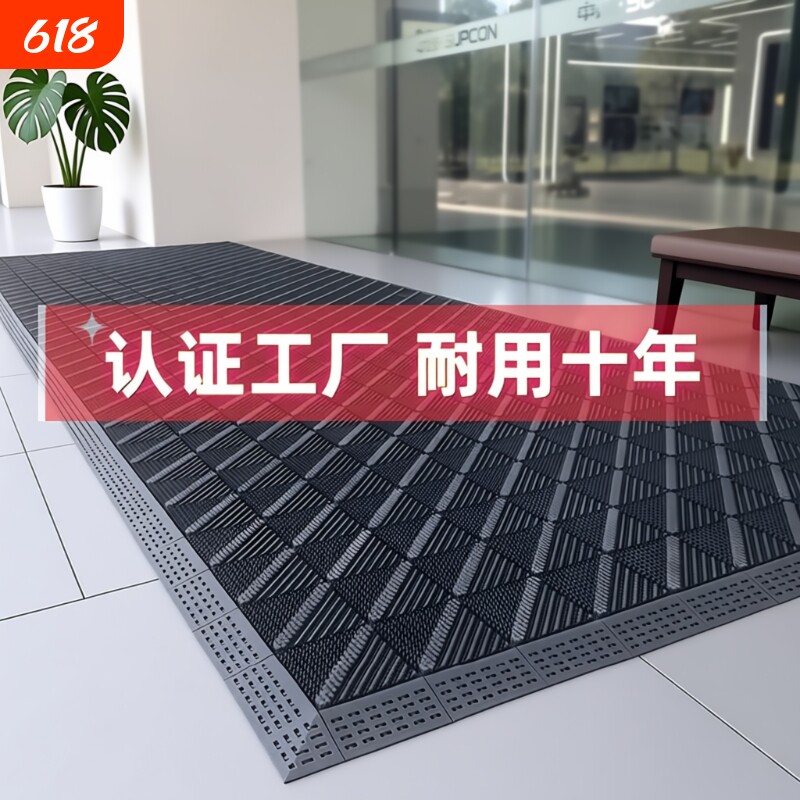 大面积防滑地垫室外大门口入户门垫餐厅除尘刮泥脚垫商用大厦地毯
