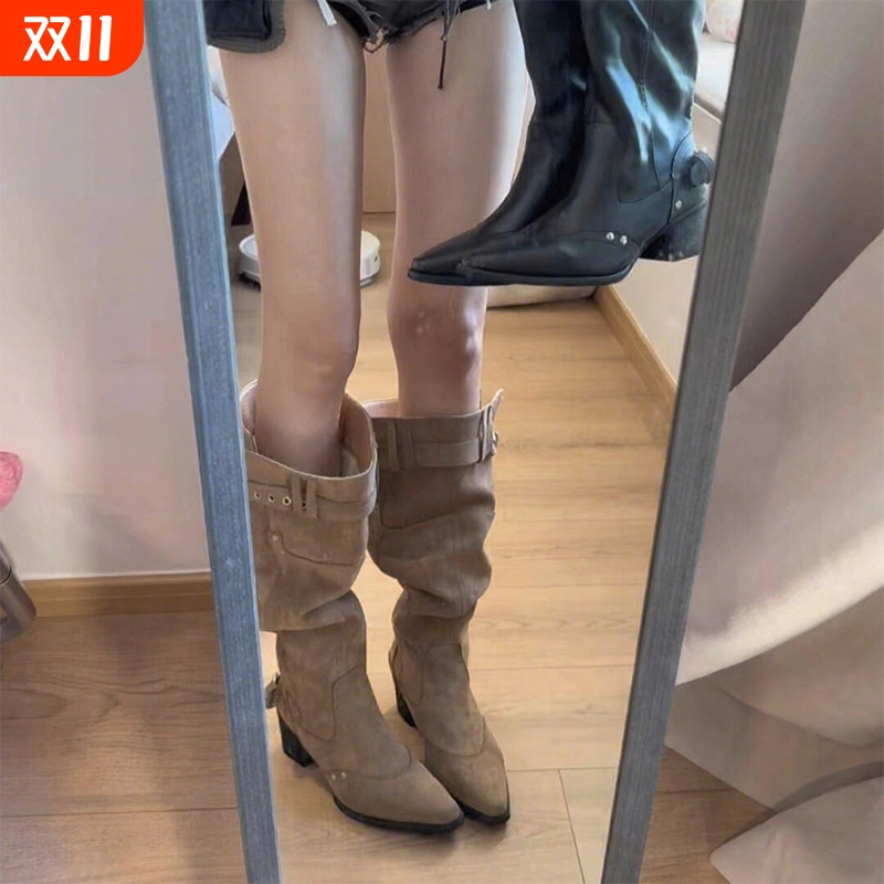 美拉德高筒长靴女|138人收藏