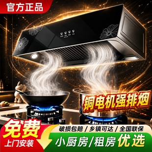 半球铜线电机抽油烟机家用厨房大吸力小型出租房老款式吸油烟机