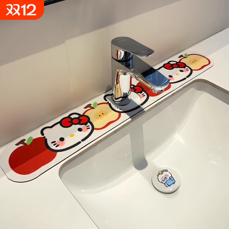 沥水垫防溅水硅藻泥洗手吸水垫