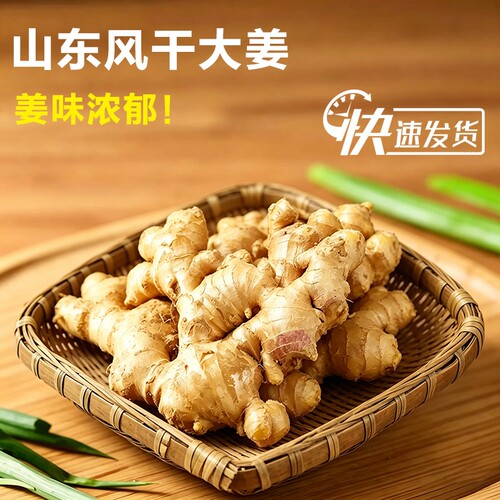 山东大姜生姜老姜月子姜风干姜现挖鲜姜新鲜老黄姜无残留包邮食用