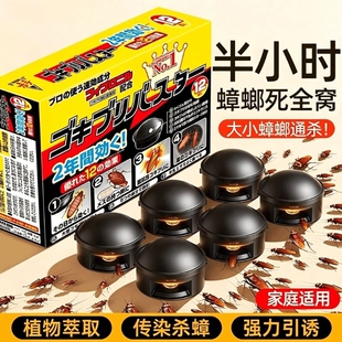 强力灭蟑螂药家用非无毒全一窝端强效小黑屋特效正品神器防蟑螂药