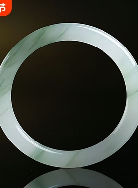 爆款仿天山翠手镯女款细条玉镯冰透飘花款小众细圆条镯子紫罗兰