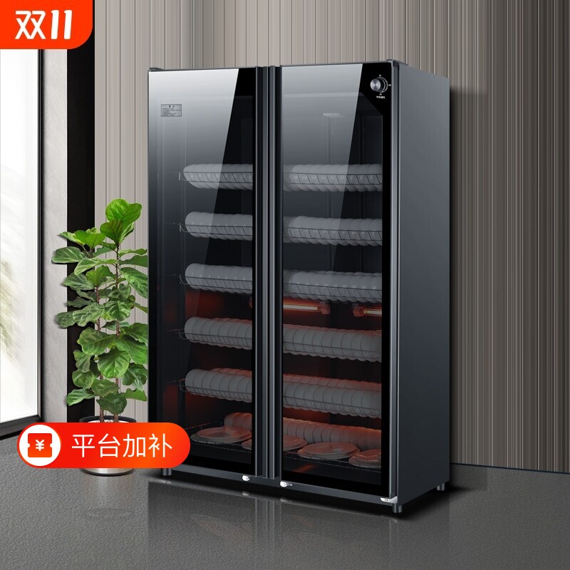 精恩好太太消毒柜商用消毒碗柜大容量热风循环餐饮餐具碗筷双门