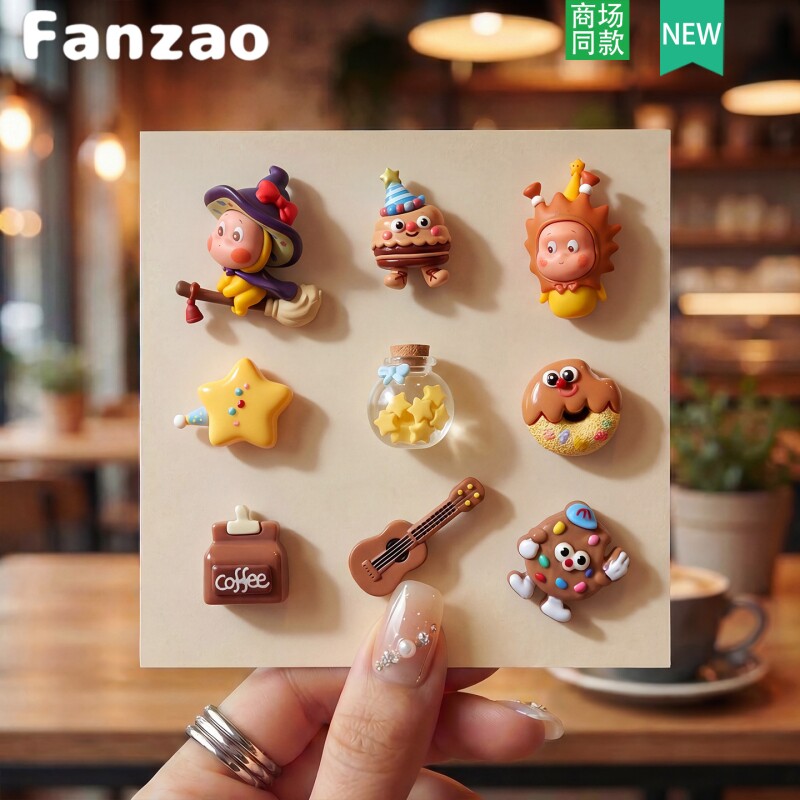 Crocs洞洞鞋配饰哭娃星星人鞋花图片