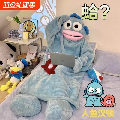 小丑鱼睡衣连体儿童秋冬季