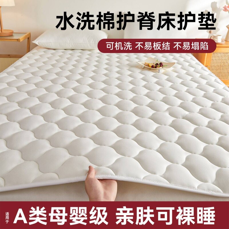 抗菌水洗棉床垫可机洗家用软垫床褥垫单人褥子榻榻米防滑垫折叠