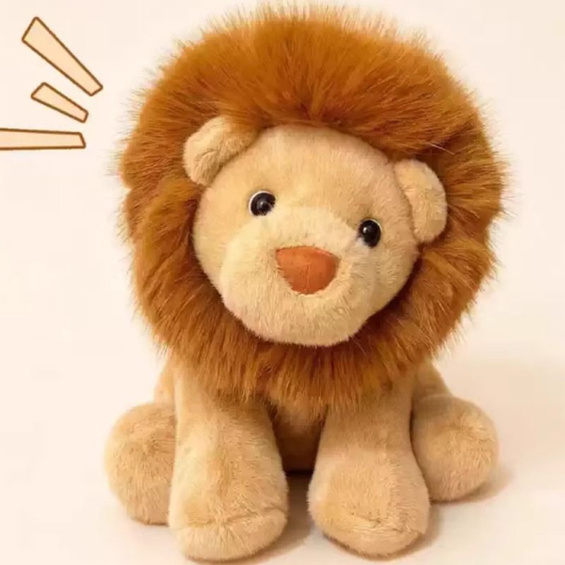 狮子玩偶新款毛绒玩具送女朋友生日礼物儿童柔软可爱小公仔睡觉抱