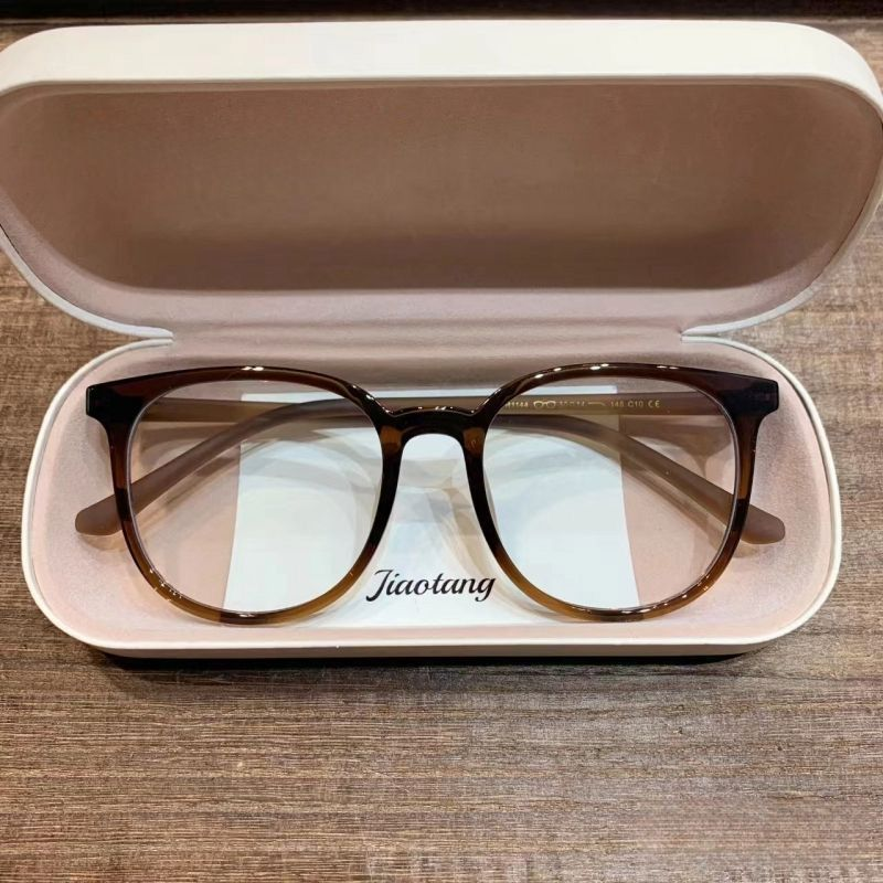 小红书同款冷茶色近视眼镜TR90超轻眼镜框可配度数素颜神器女显瘦