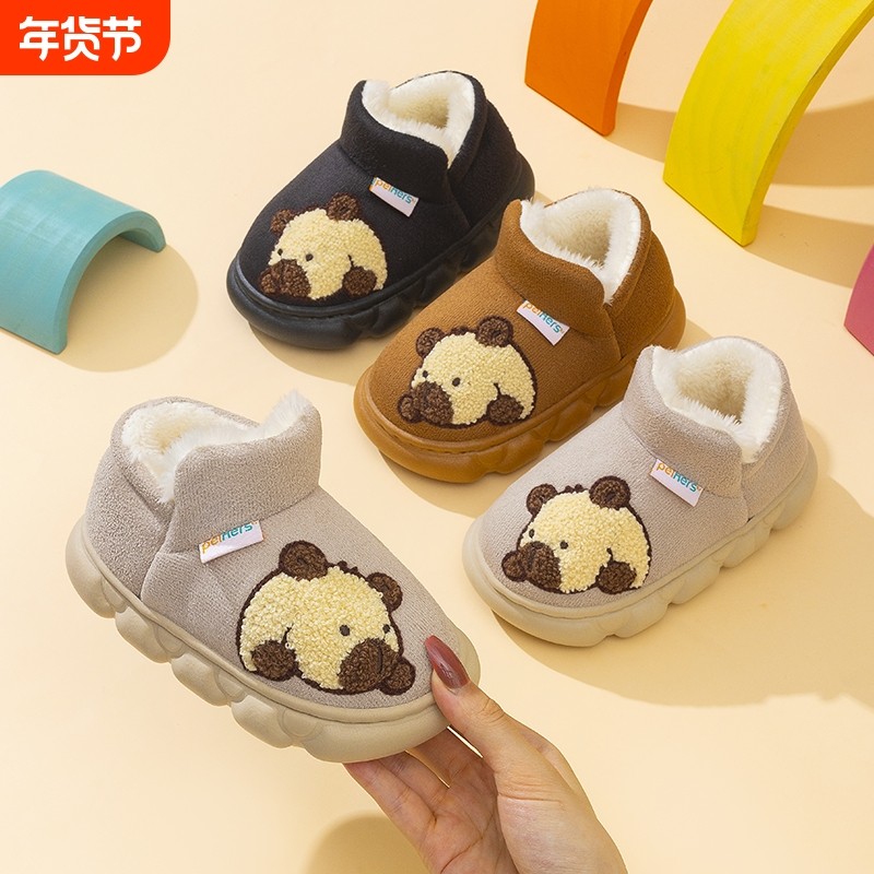 卡皮巴拉儿童棉鞋加绒加厚保暖雪地靴宝宝鞋卡通软底防滑男女童,童鞋/婴儿鞋/亲子鞋,雪地靴,淘宝优惠券,粉丝福利购,淘宝优惠卷