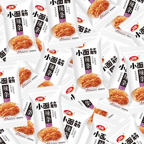 卫龙香辣小面筋辣条麻辣休闲零食网红小吃零食追剧必备小吃