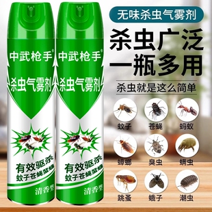 杀虫剂气雾剂家用室内卫生间灭蚊子蟑螂药苍蝇蚂蚁非无毒喷雾强力