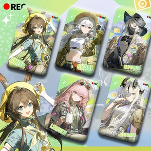 明日方舟游戏野趣拾光系列斯卡蒂阿米娅乌尔比安周边方形徽章吧唧