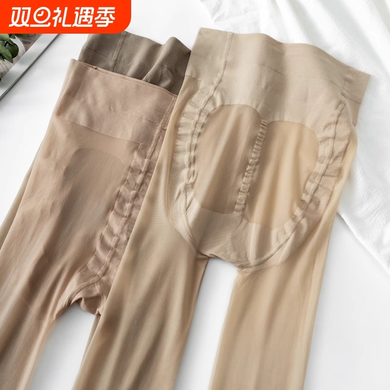 丝袜女薄款防勾丝夏季菠萝袜提臀收腹美肤袜光腿神器不掉档连裤袜