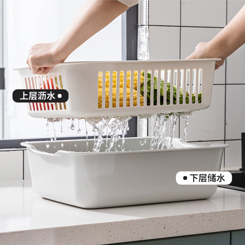 特大号洗菜篮子洗水果蔬菜沥水篮