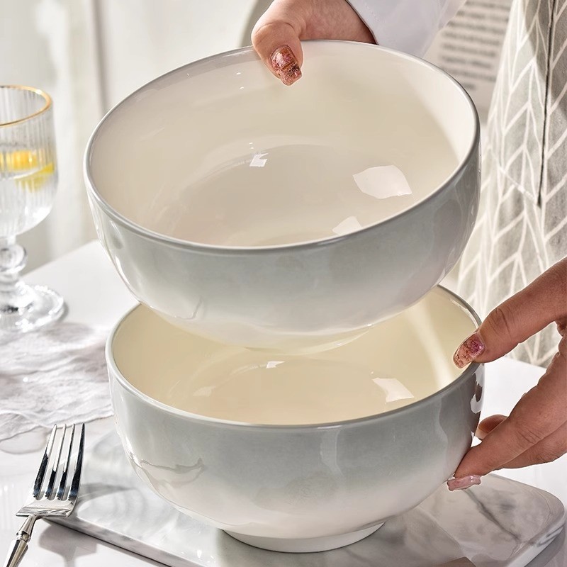 大号汤碗家用2025新款高颜值陶瓷汤盆饭碗漂亮的汤面碗餐具碗碟盘,餐饮具,碗,淘宝优惠券,粉丝福利购,淘宝优惠卷