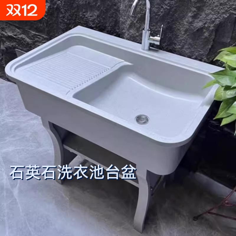 石英石一体成型台盆|万人加购