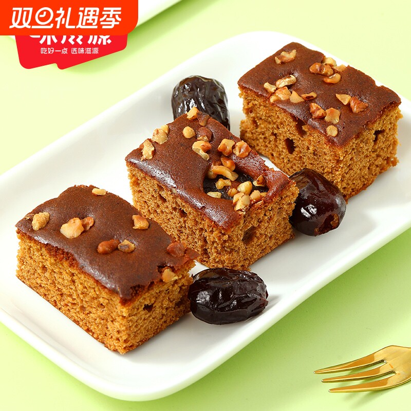 核桃红枣蛋糕红枣面包办公休闲零食传统糕点营养早餐西式