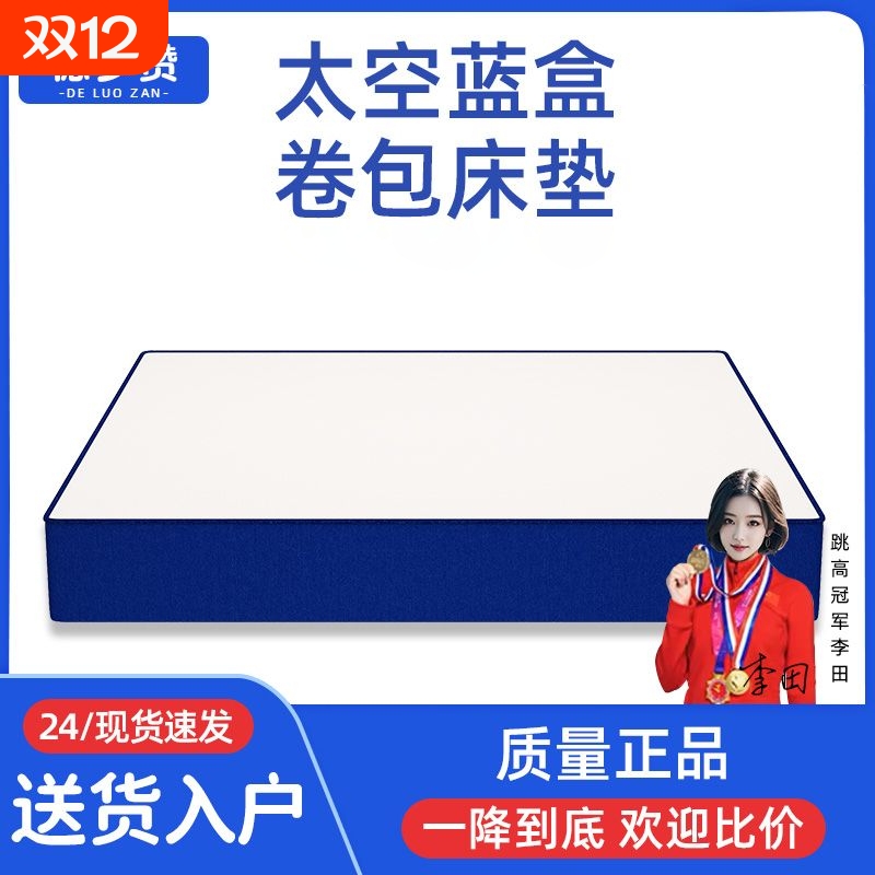 弹簧床垫乳胶垫双人床25cm软