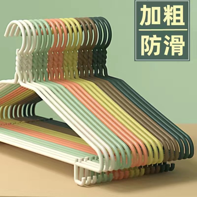 成人衣架加粗家用无痕儿童衣撑衣挂衣服架衣架子晾衣架挂钩宿舍