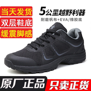 工作鞋 际华3154体能训练鞋 超轻通勤跑鞋 男体能鞋 减震 黑色作训鞋