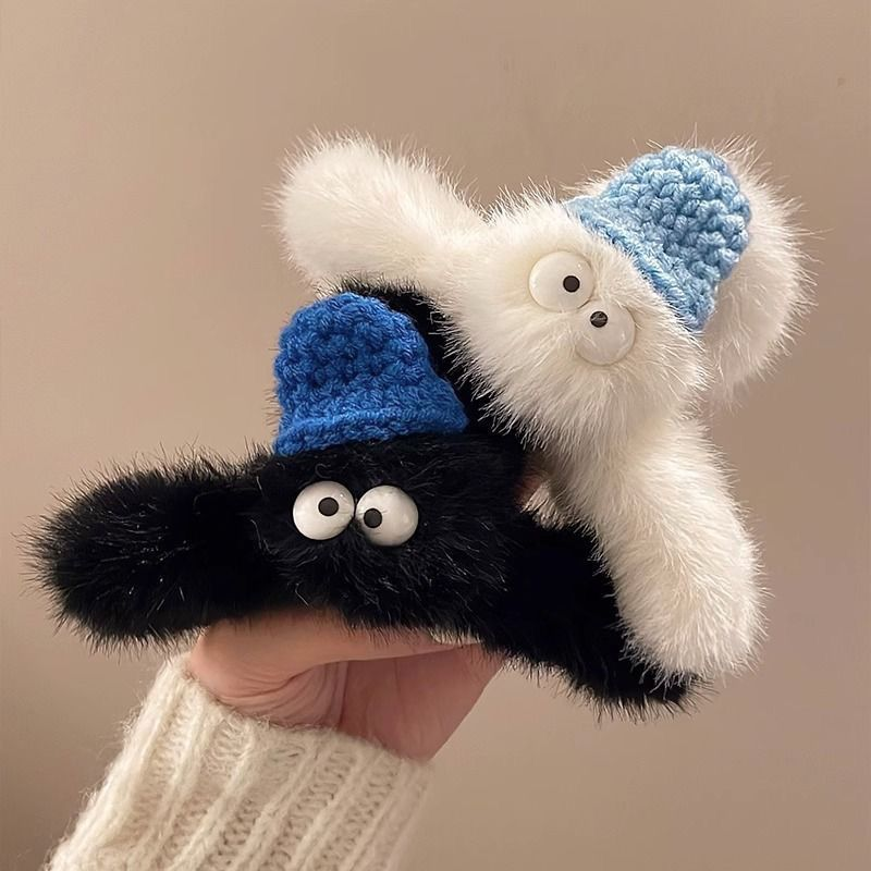 毛绒抓夹发饰新款|超1000次加购