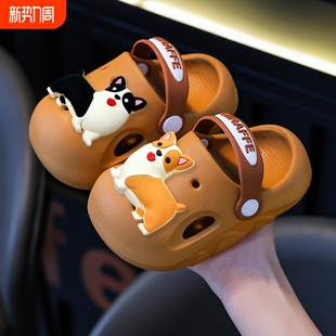 2026夏 小孩凉鞋 EVA儿童拖鞋 男童女童包头外穿沙滩防滑宝宝洞洞鞋