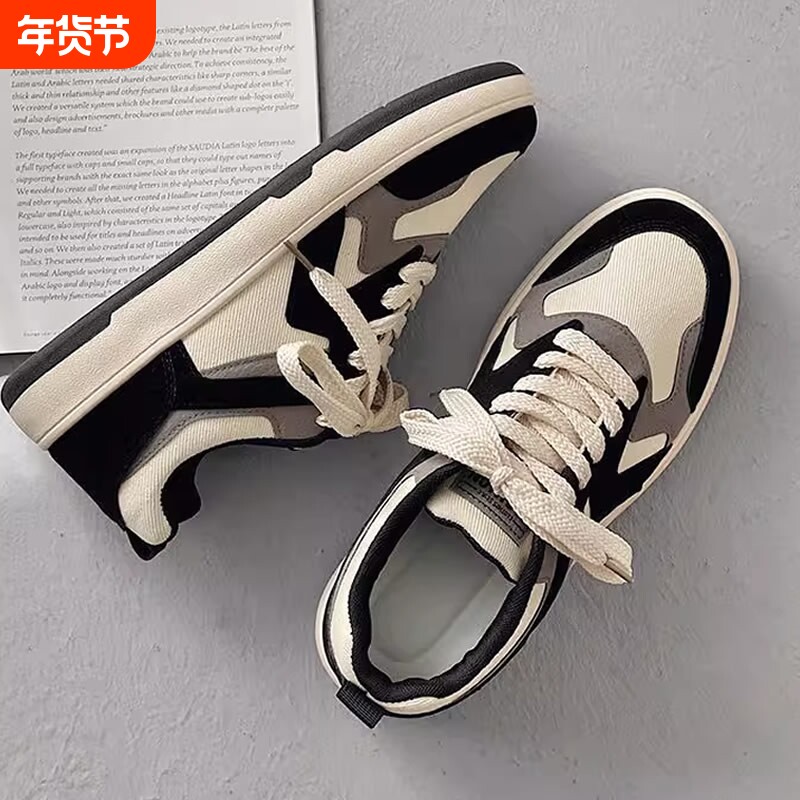 男士帆布鞋2025潮流百搭潮鞋透气学生回力板鞋韩版秋冬布鞋休闲鞋