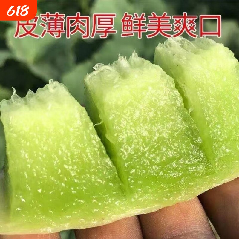 玉菇甜瓜蜜瓜5斤新鲜水果当季脆玉茹香瓜哈密瓜羊角蜜整箱直发