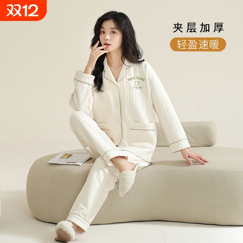 秋冬纯棉加厚睡衣|超2000次加购