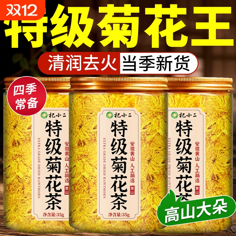 金丝皇菊特级大菊花一朵一杯