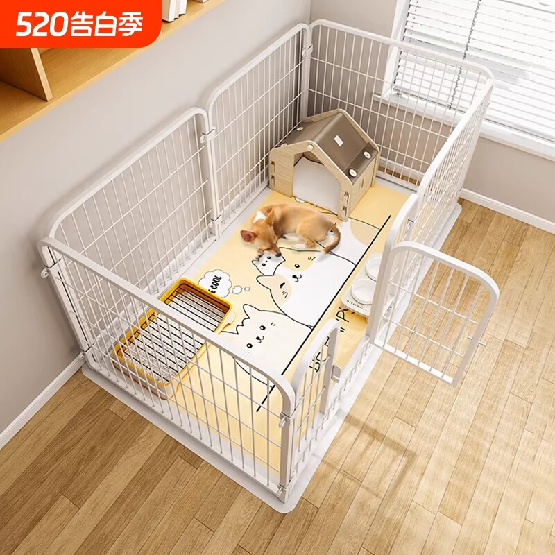 宠物围栏狗狗室内家用自由组合中小型犬隔离门训厕狗笼子中型犬