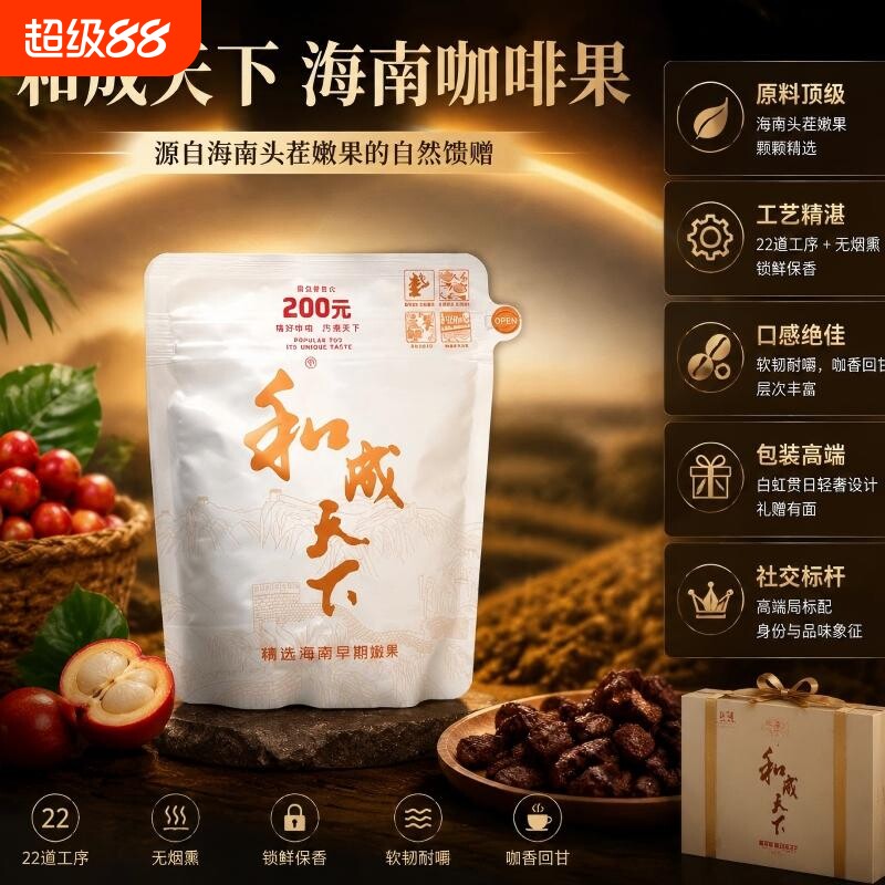 和成天下200元裸包无奖槟榔口味王青果尊享&middot;和成200元秒发白虹