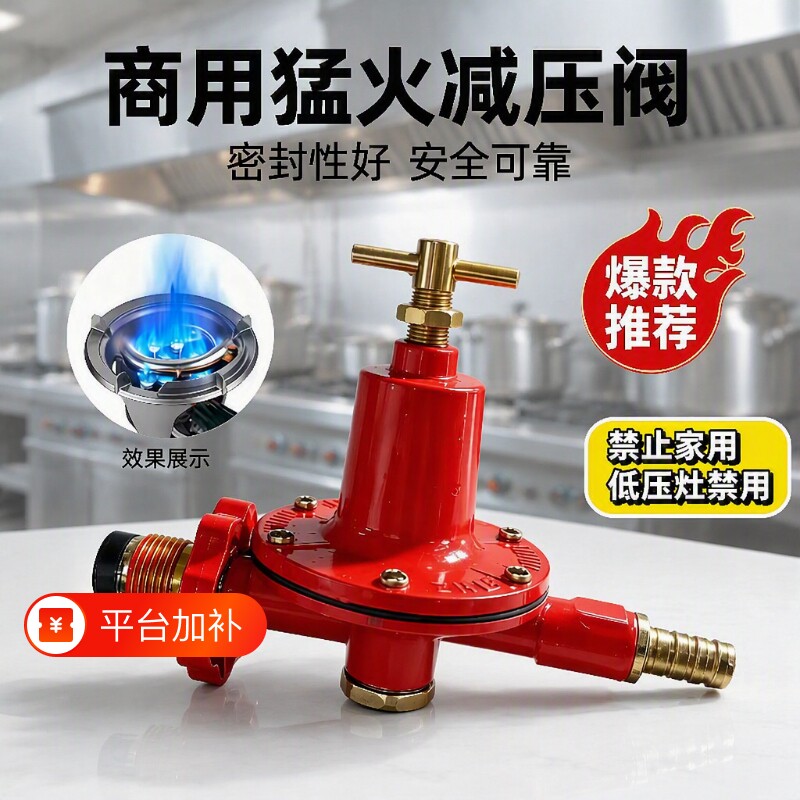 猛火灶配件阀煤气中高压阀调压器煤气灶阀液化气减压阀老式阀门