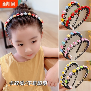 碎发神器女儿童发夹整理发卡小女孩发箍头饰2024新款 防滑头箍头扣