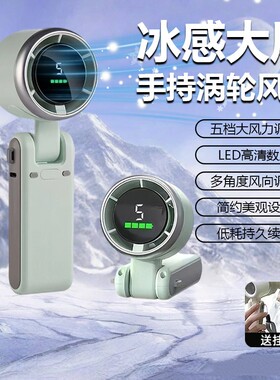 新款可折叠手持风扇桌面风扇USB充电便携轻音大风力手持风扇N607