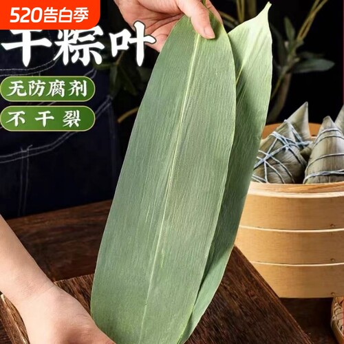 粽子叶粽叶干大号棕叶新鲜包粽子的竹叶子干粽叶商用箬叶材料糯米