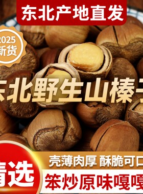 东北野生大榛子新货铁岭特产原味无添加榛子坚果孕妇零食2025新鲜