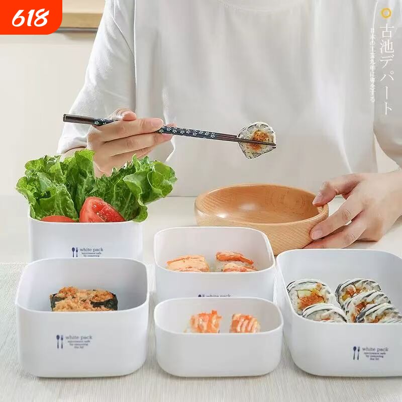 食品级进口杂粮米饭分装盒定量日本冷冻可微波小饭盒冰箱保鲜减脂