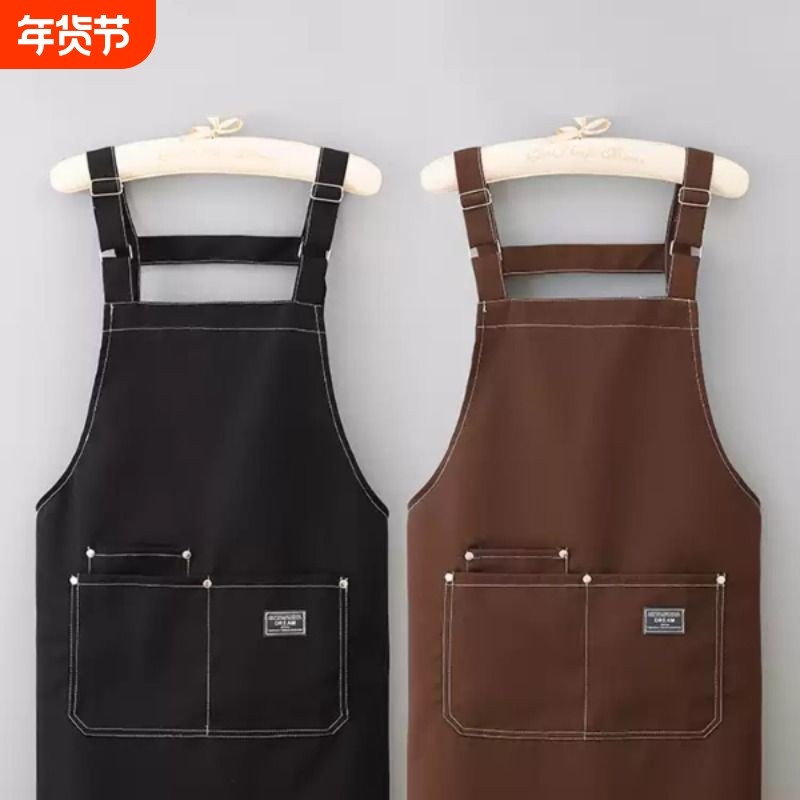 可拆卸加厚擦手巾围裙防水防油新款年轻高级家用厨房上班食品级,家庭/个人清洁工具,围裙,淘宝优惠券,粉丝福利购,淘宝优惠卷