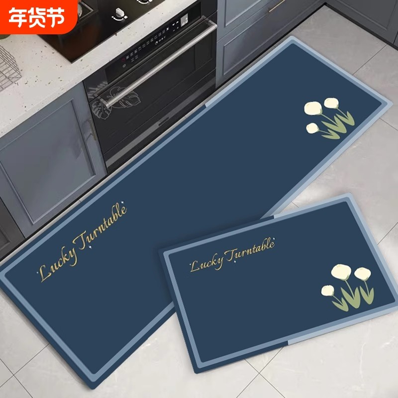 硅藻泥厨房地垫防滑防油吸水垫门口耐脏脚垫防水专用可擦免洗地毯,居家布艺,厨房地垫,淘宝优惠券,粉丝福利购,淘宝优惠卷
